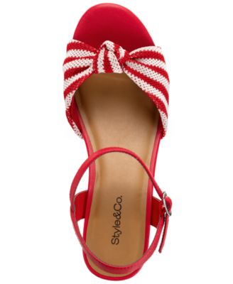 Women's Valleyy Knotted Front Wedge Sandals