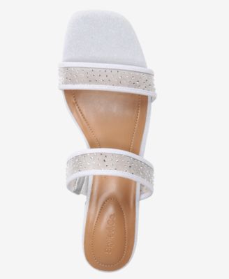 Women's Violettt Two Band Mesh Evening Slip-On Sandals