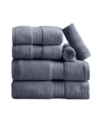 Quick-Drying Cotton 6-Piece Bath Towel Set,54x27x0.5 inches,26x16 inches
