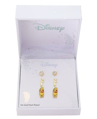 Winnie the Pooh Cubic Zirconia Mom Trio Earring Set