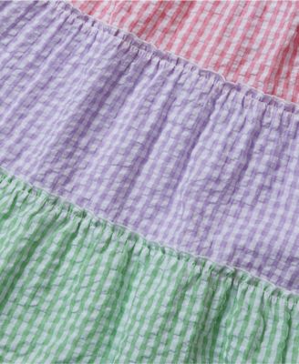 Girls Woven Tiered Dress