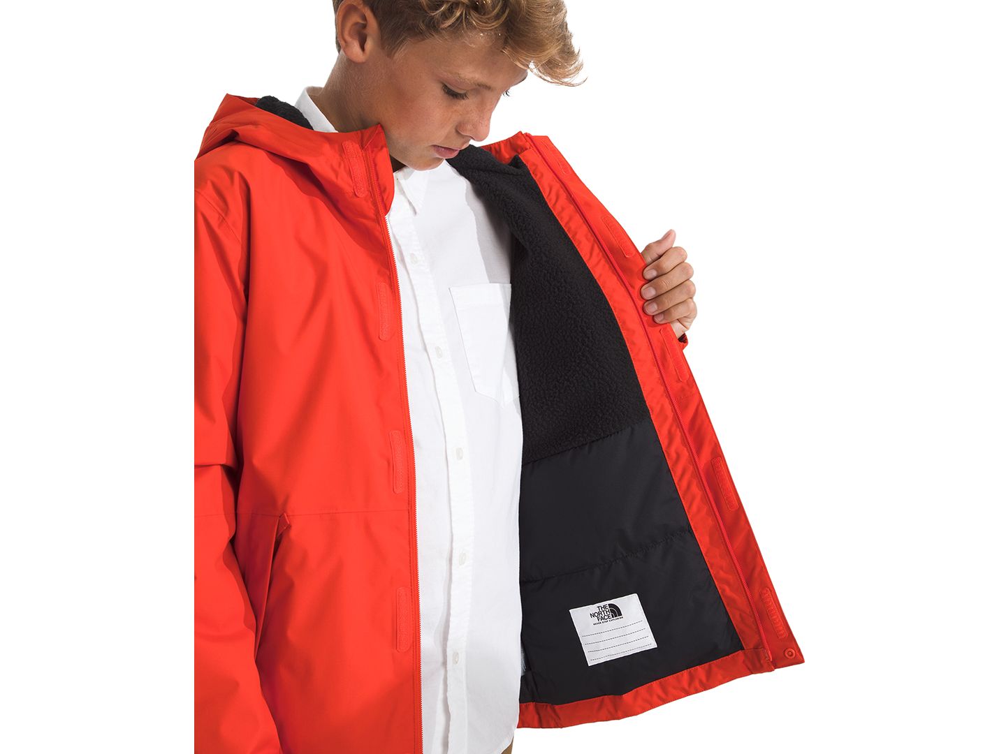 Куртка The North Face Antora Rain для мальчиков, цвет: Красный — фото 4