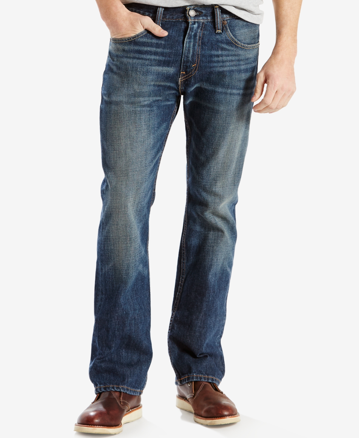 527 Slim Bootcut Fit Jeans - Besides Blues Stretch