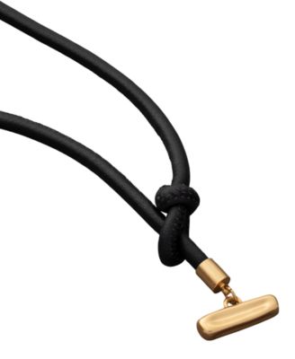 Gold-Tone Pendant Multi Row Necklace