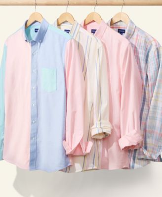 Men's Solid Stretch Oxford Cotton Shirt