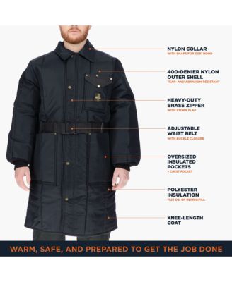 Big & Tall Iron-Tuff Inspector Jacket - Knee-Length, Insulated Workwear Coat, Water-Repellent, Wind-Tight, -50°F Comfort Rating
