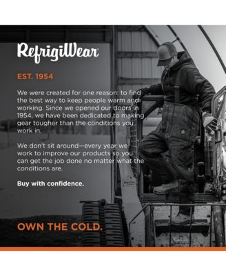 Men's Iron-Tuff Low Bib Overalls - Insulated Work Bibs, Water-Repellent, Windproof, -50°F Comfort Rating, Durable Cold-Weather Gear