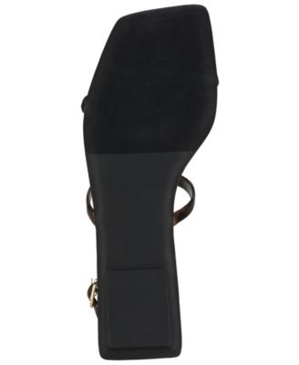 Women's Reptilian T-Strap Flat Sandals