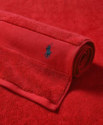 Polo Player Cotton Bath Towel, 58" x 30"