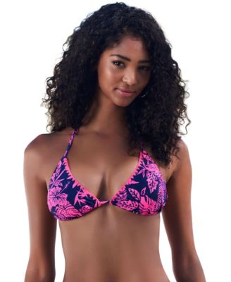Women's Tropical Triangle Bikini Swimsuit Top Bra Sizing