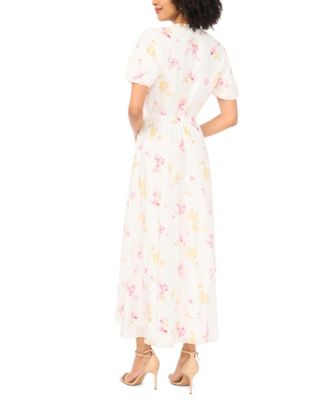 Women's Split V-Neck Maxi Dress