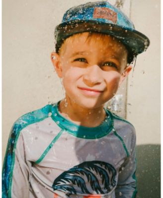Baby Boys Cap with Wave Print