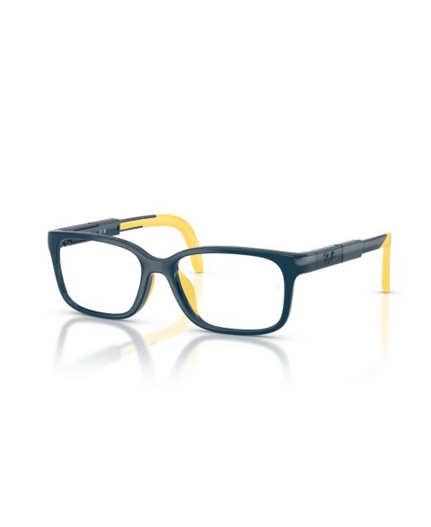 Детские очки Ray-Ban Panthos Plastic RBA1980 RBa1980 Eyeglasses(Ages 07-10), цвет: Синий / Жёлтый