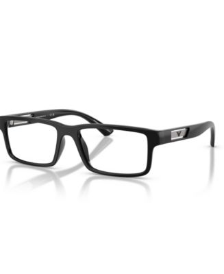 Emporio Armani Man Rectangle Plastic EA3278 Eyeglasses - Macy's