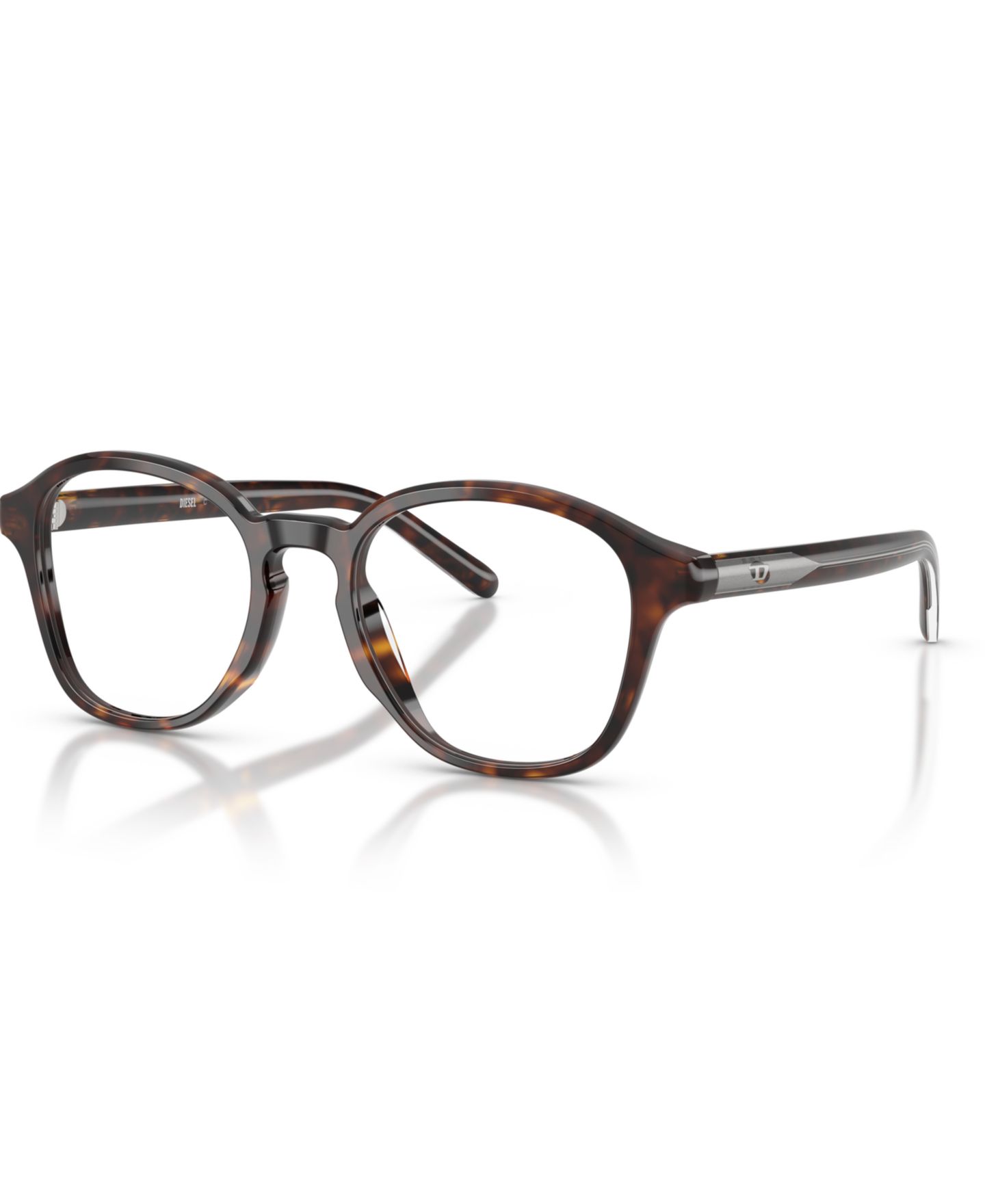 Очки Diesel Unisex Panthos Plastic DL4025U Eyeglasses, цвет: Гавана — фото 1
