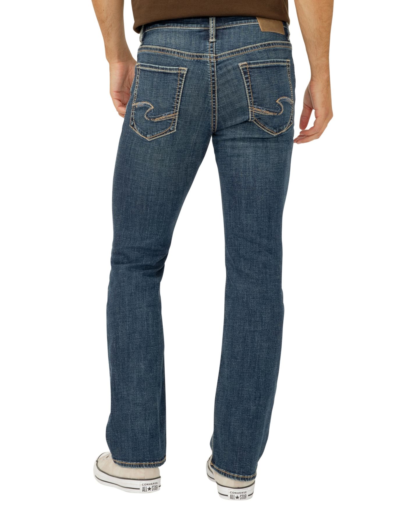 Мужские джинсы Silver Jeans Co. Bootcut Slim-Fit, цвет: Castillo — фото 4