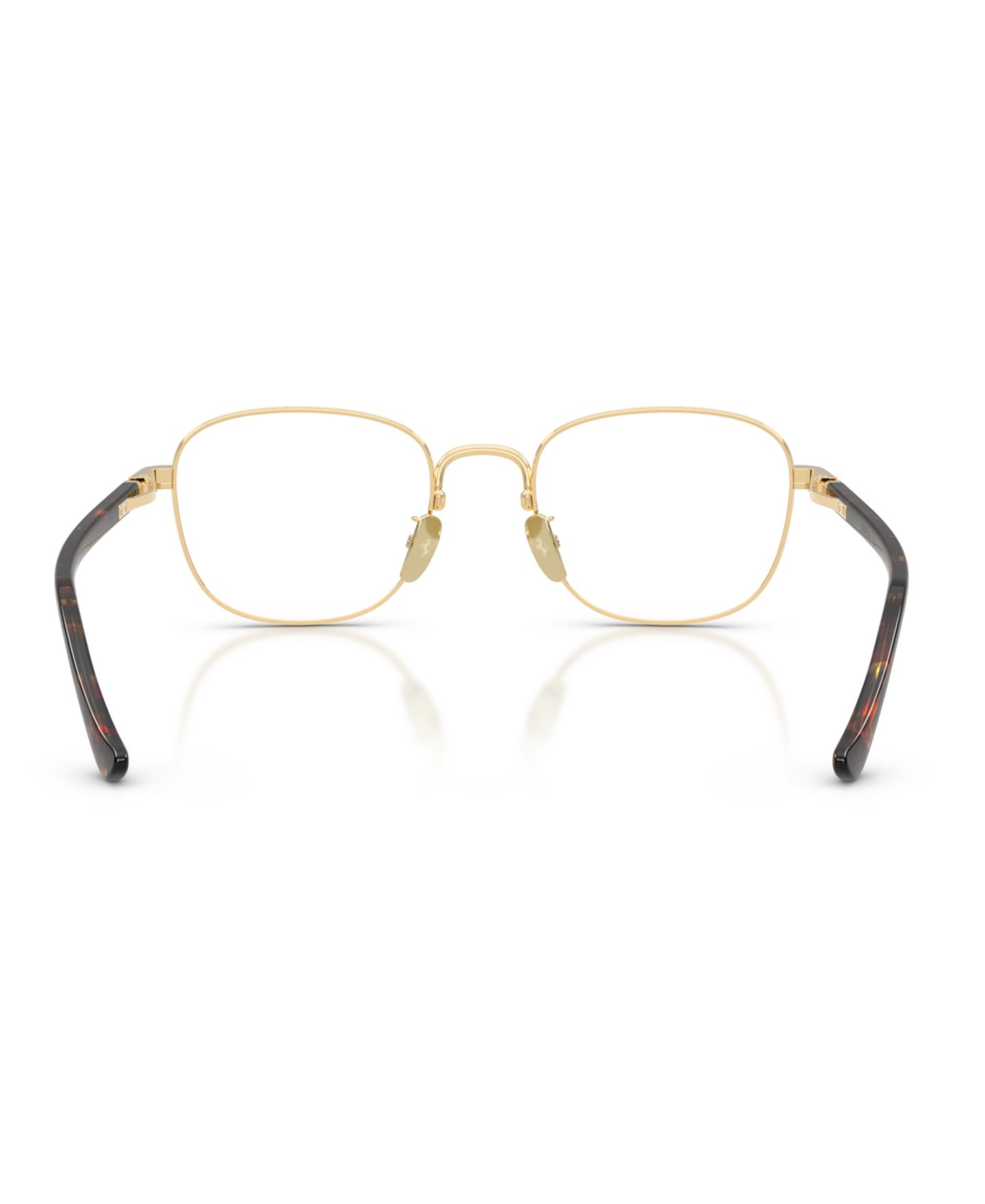 Мужские очки Ferrari Man Pillow Titanium FH3012TD Eyeglasses, цвет: Золотой блестящий — фото 2