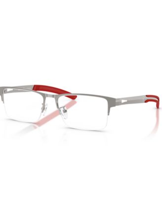Men's Rectangle Eyeglasses, FZ7017D
