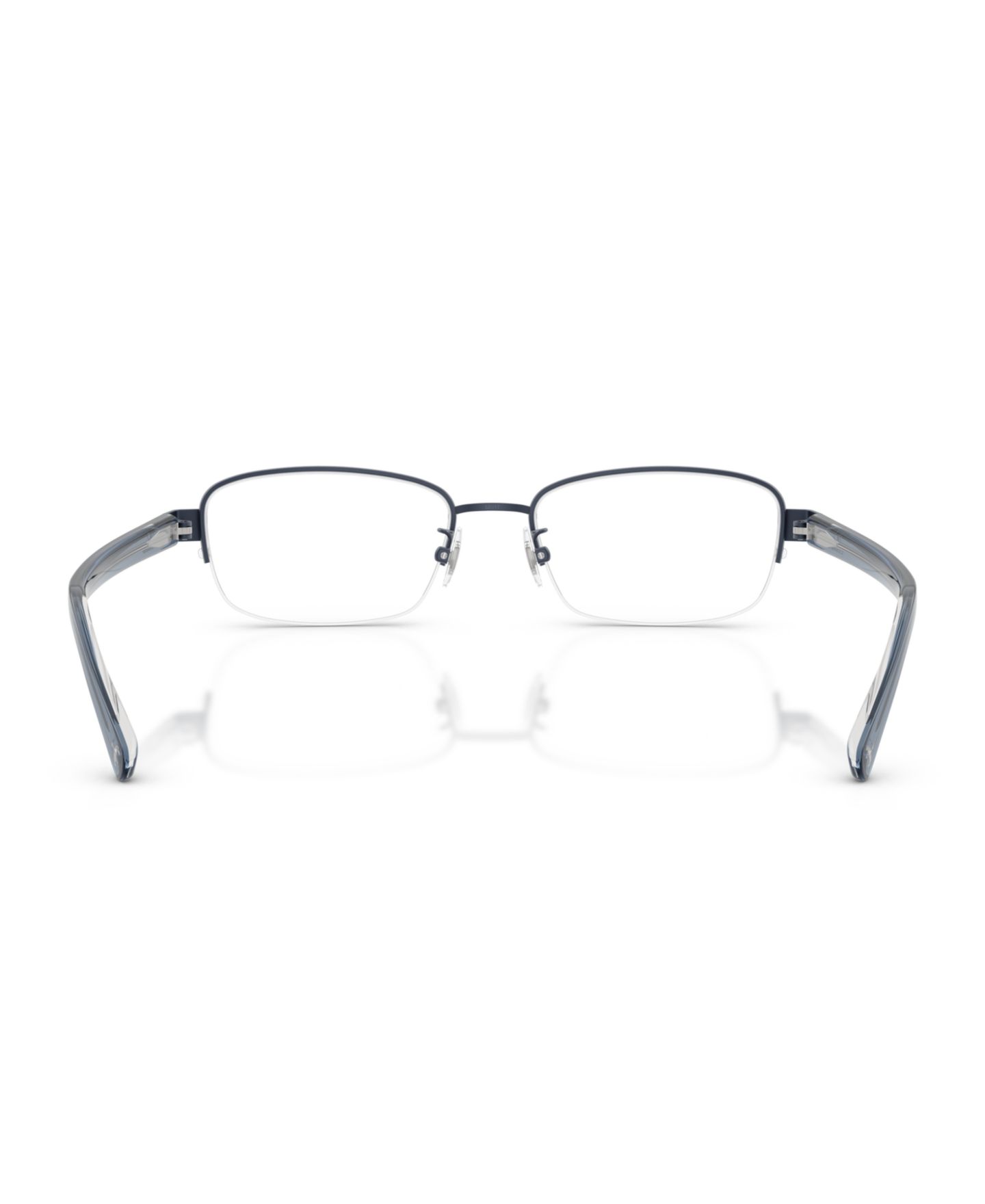 Мужские очки Brooks Brothers Man Oval Titanium BB1130TD Eyeglasses, цвет: Синий — фото 2