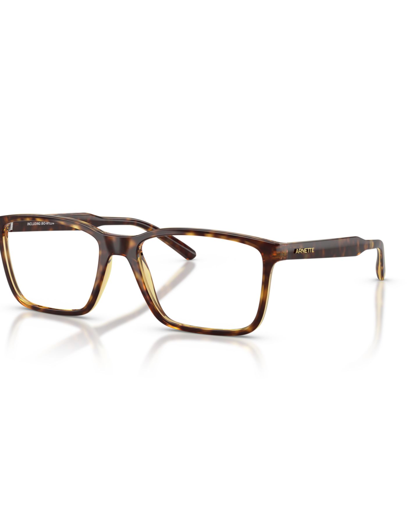 Мужские очки Arnette Man Rectangle Plastic AN7208 Näkki Eyeglasses, цвет: Тёмный гавана — фото 1