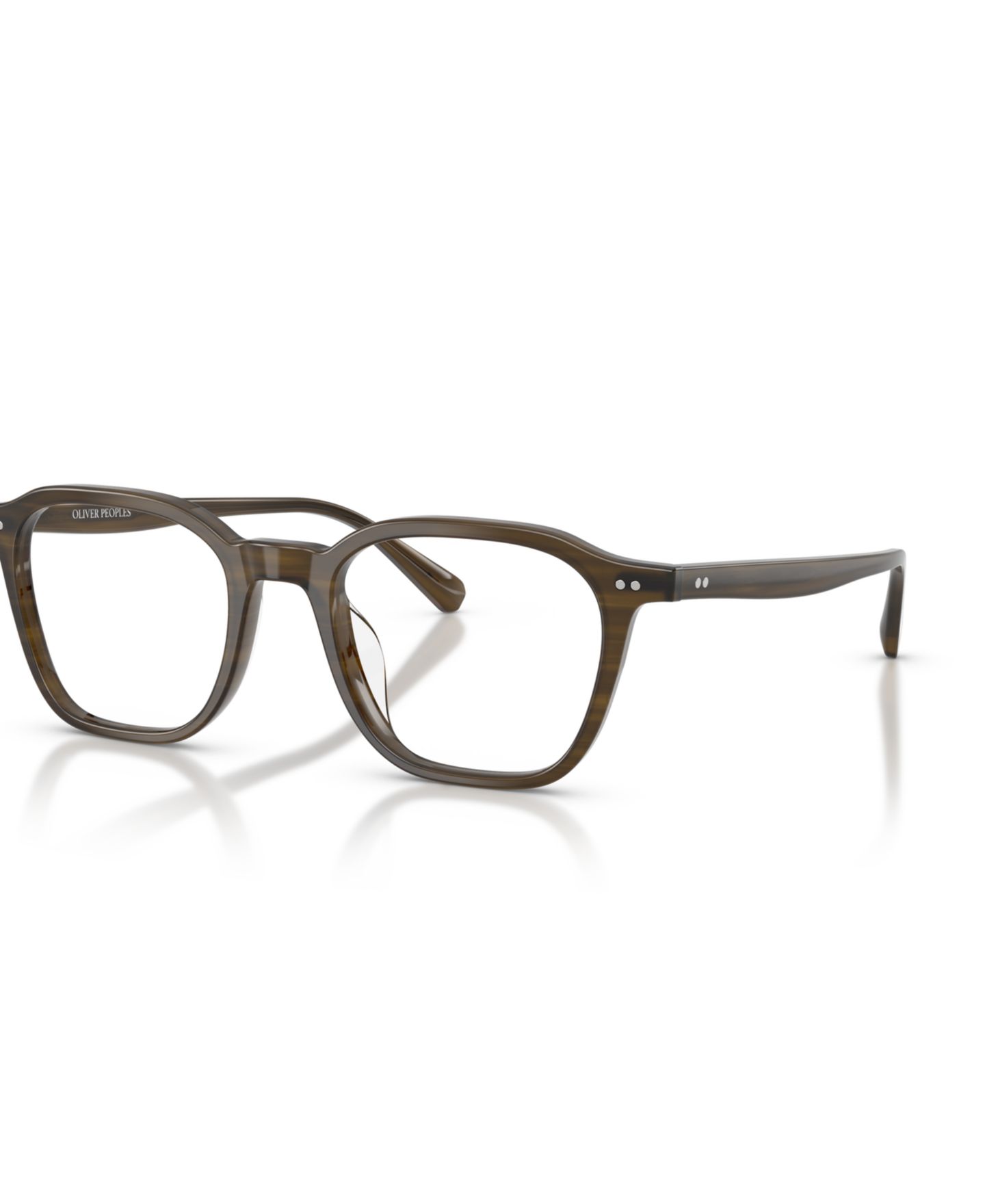 Очки Oliver Peoples Unisex Square Plastic OV5620U Arllett Eyeglasses, цвет: Olivewood — фото 1