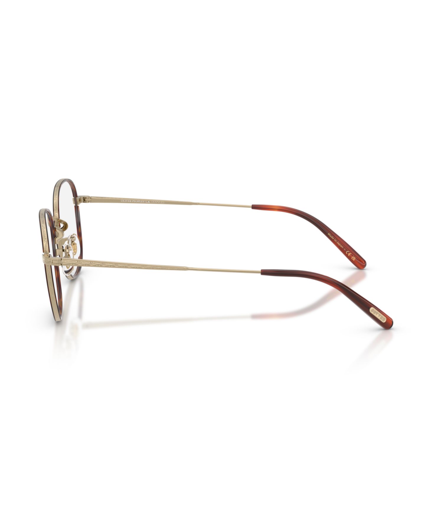 Очки Oliver Peoples Unisex Panthos Titanium OV1375T Mehr Eyeglasses, цвет: Золотой — фото 3