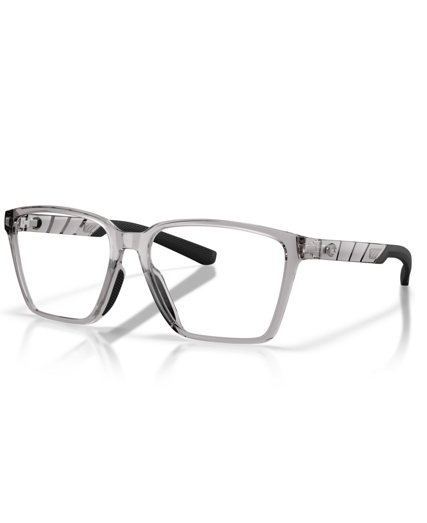 Очки Costa Del Mar Costa Unisex Square Plastic 6A8031 Ocean Ridge 730 Eyeglasses, цвет: Серый прозрачный — фото 1