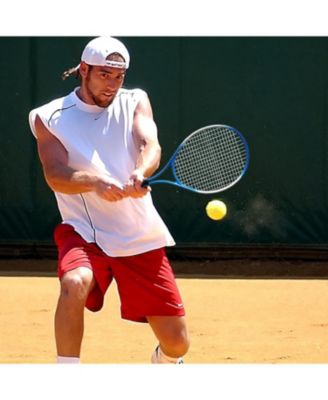 Tennis Racket Set for Adults 2 Players Includes 27 Inch Racquets 4 Tennis Balls Solo Trainer 3 Overgrips and Portable Bag