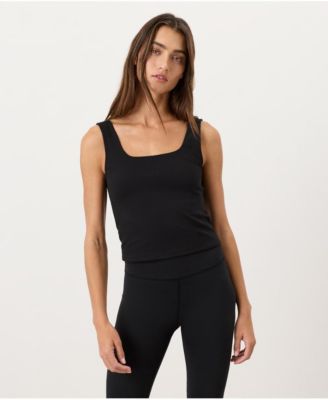 Women's Organic Cotton On The Go-To Square Neck Tank