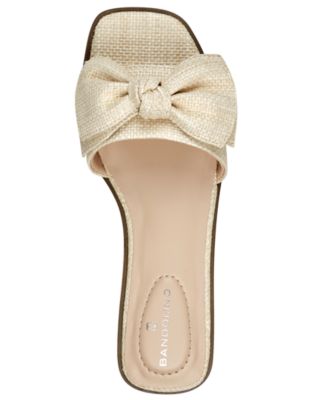 Women's Violeta Bow Flat Slide Sandals