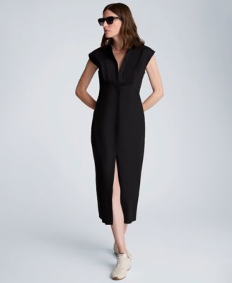 Women's Collared Button-Front Dress