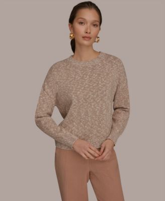 Donna Karan Weekend - Women's Crewneck Long-Sleeve Sweater