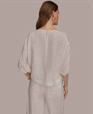 Women's Crewneck Dolman-Sleeve Blouse