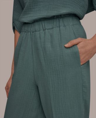 Women's Cotton Mid-Rise Cotton Pants