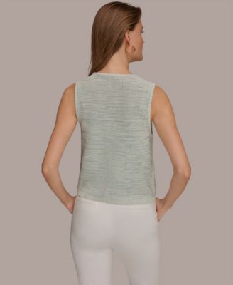 Women's V-Neck Tie-Front Detail Cardigan