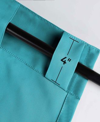 Solid Classic Modern Blackout Curtain Set ,26" x 84" (Set of 2)