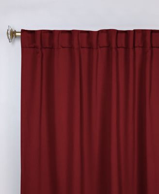 Solid Classic Modern Blackout Curtain Set ,26" x 84" (Set of 2)