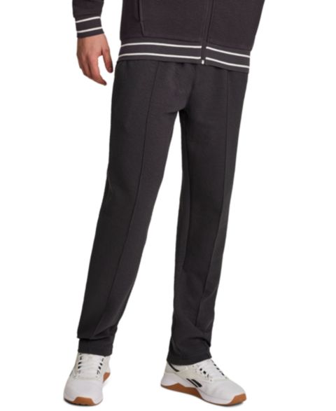 Мужские брюки Reebok Regular-Fit Pintuck Track Pants, цвет: Серый
