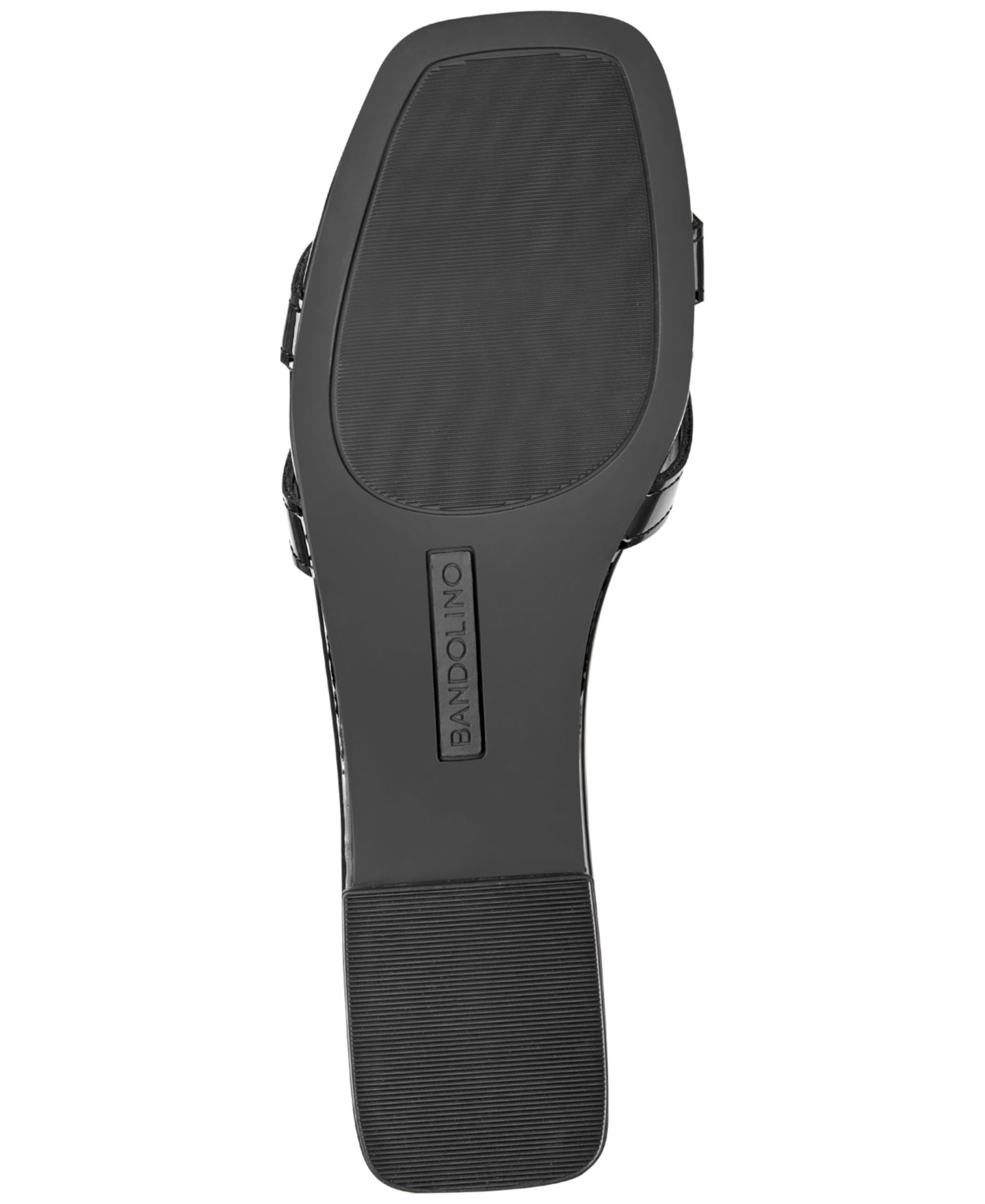 Женские сандалии Bandolino Mayla Slip On Flat, цвет: Чёрный лаковый — фото 5