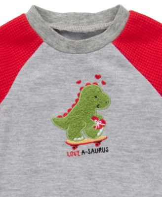 Love-A-Saurus Bodysuit, 4-Piece Set