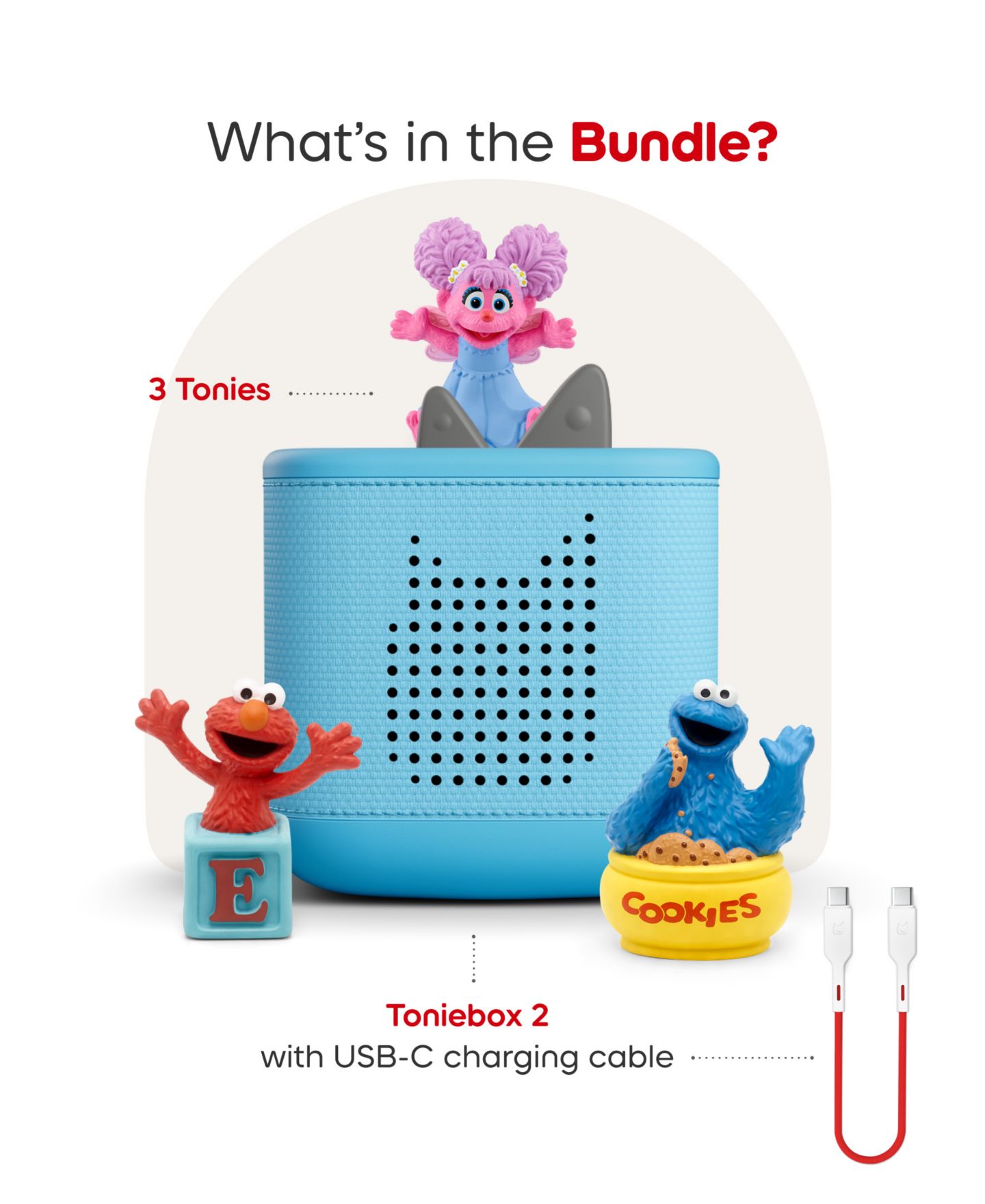 Детские игрушки Tonies Toniebox 2 Sesame Street Bundle Set — фото 2