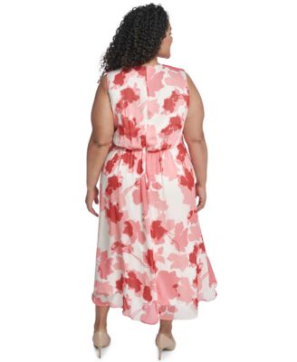 Plus Size Printed Maxi Dress