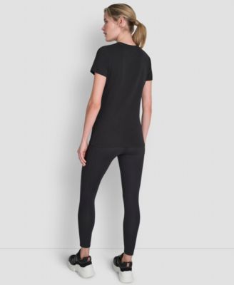 Women's Triple Rhinestone Foil Logo T-Shirt