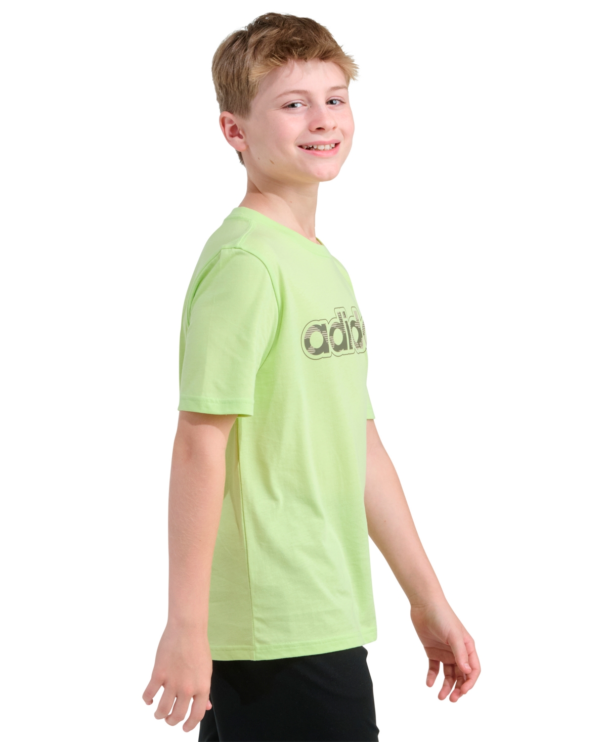 adidas Boys' 8-20 Crewneck Lenticular Camo Linear T-Shirt