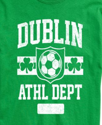 Men's Instant Message Dublin Athletic Dept Soccer Short-Sleeve Graphic T-Shirt
