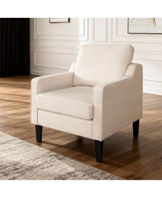 Living Room Accent Chair - Soft Chenille Comfy Arm Chair