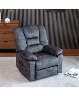 Velvet Power Lift Recliners with Heat & Massage, Lift Chair Relax Sofa Chair for Living Room