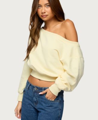Women's Christy Off Shoulder Sweatshirt