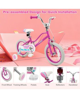 Inch Kids Bike for Aged 3-8 Years Old with Adjustable Handlebar - Starlight Wave