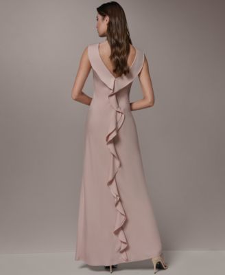Women's Boat Neck Ball Gown